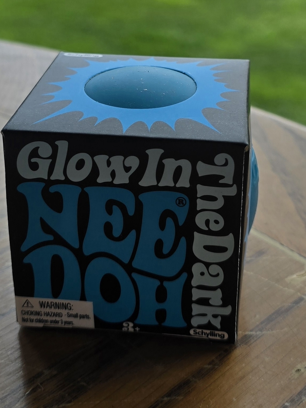 Glow In The Dark Neon Blue NeeDoh.